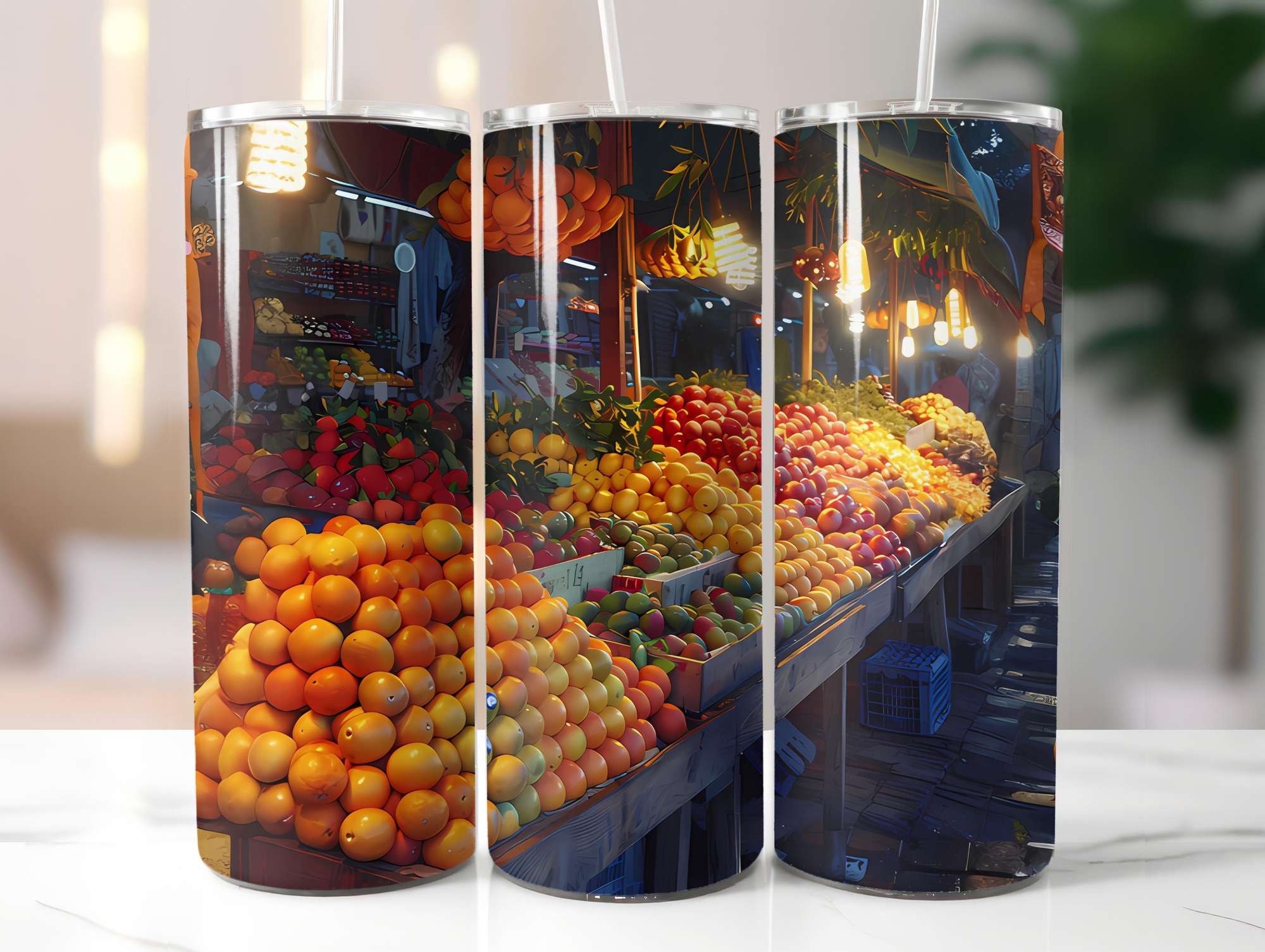 Mediterranean Citrus 2 Tumbler Wrap - CraftNest - Digital Crafting and Art