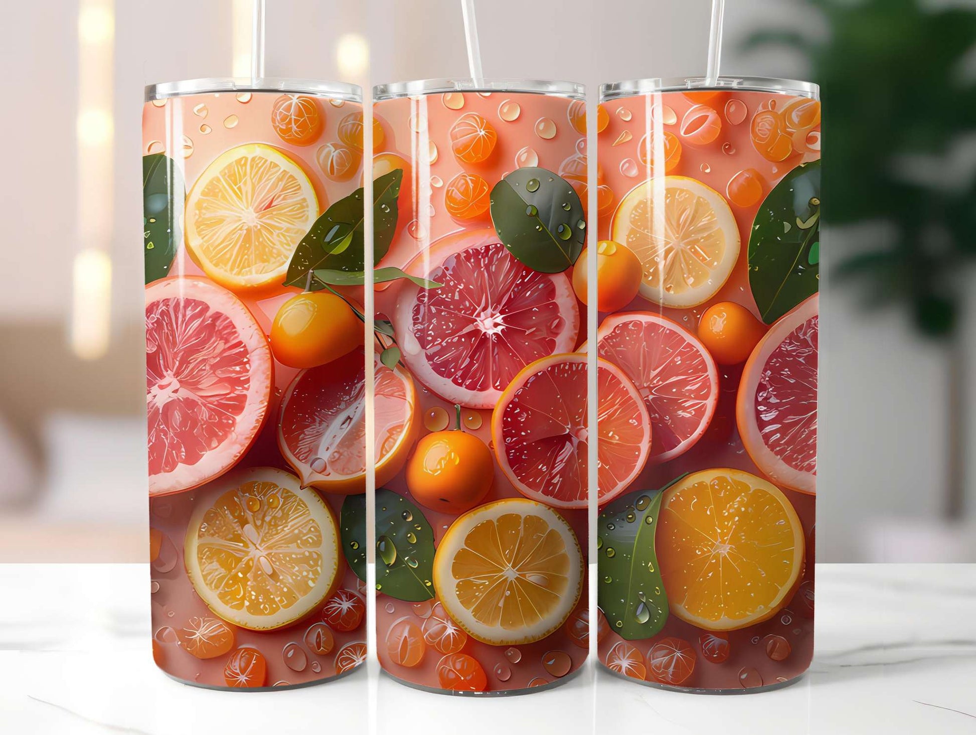 Mediterranean Citrus 1 Tumbler Wrap - CraftNest - Digital Crafting and Art