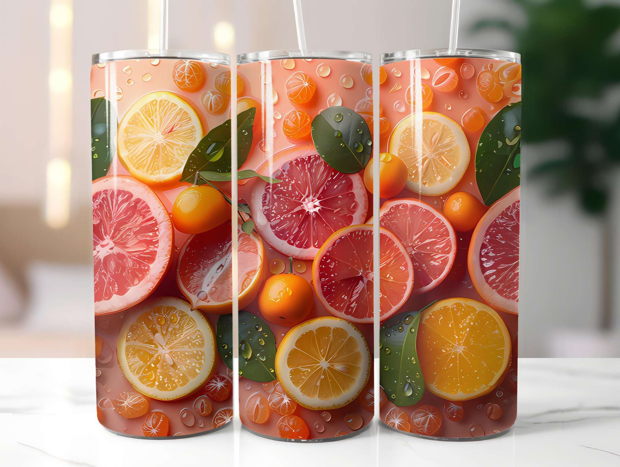 Mediterranean Citrus 1 Tumbler Wrap - CraftNest - Digital Crafting and Art