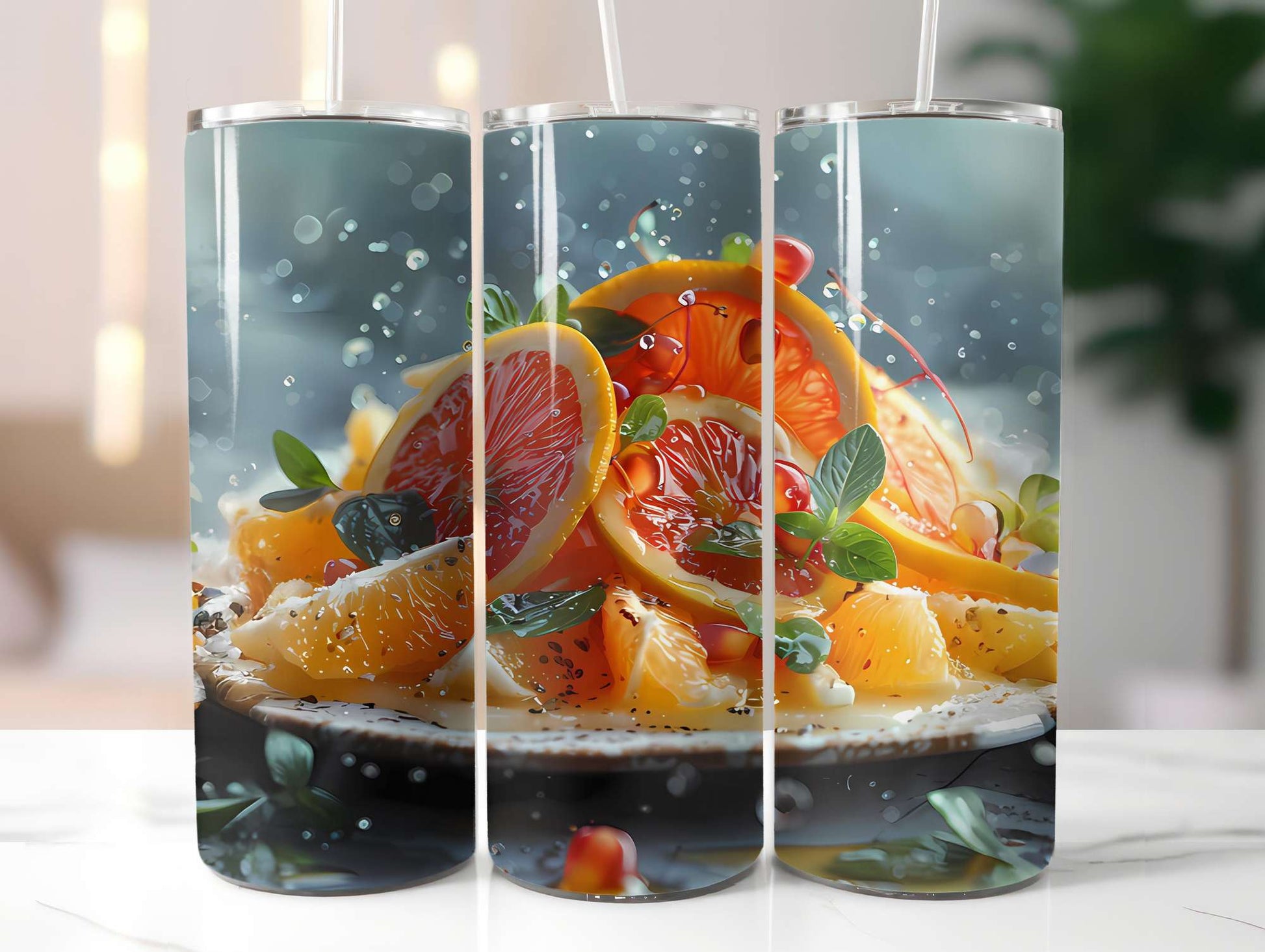 Mediterranean Citrus 1 Tumbler Wrap - CraftNest - Digital Crafting and Art