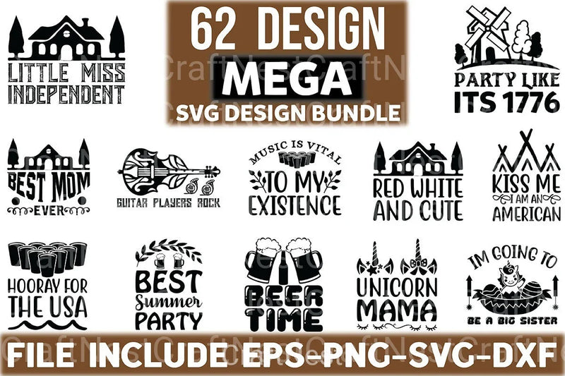 Mega Design File Bundle - CraftNest - Digital Crafting and Art