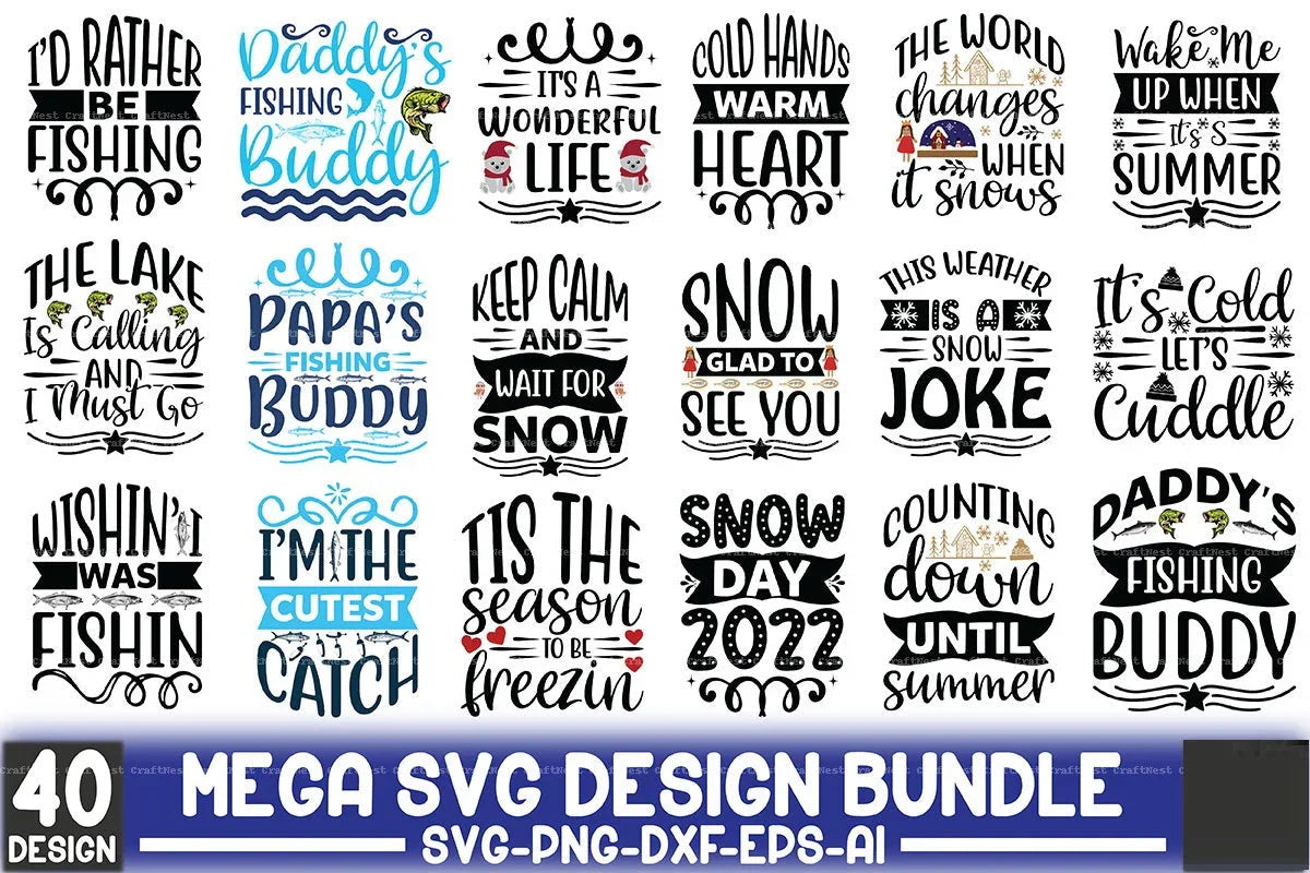 Mega Design SVG Bundle
