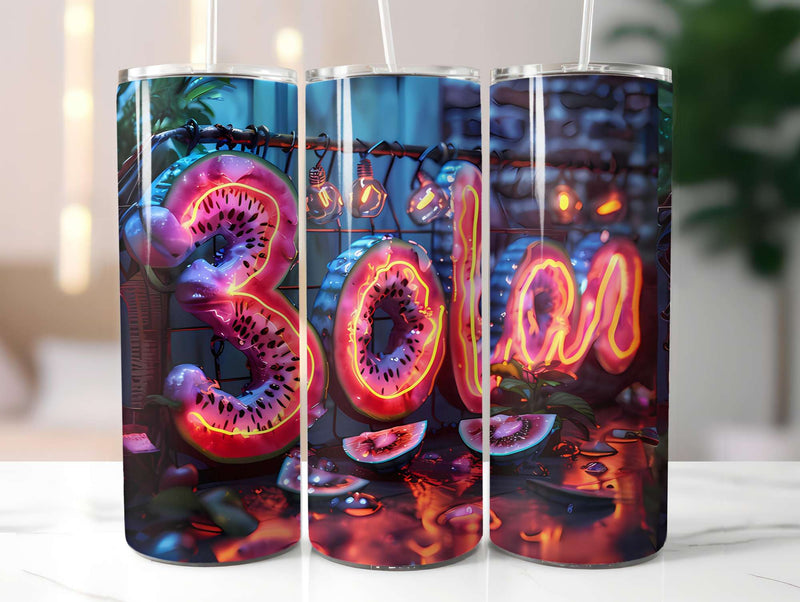 Melon Melody 8 Tumbler Wrap - CraftNest - Digital Crafting and Art