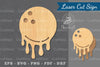 Melted Bowling Ball Laser Cut Decoration Clipart Bundle
