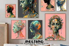 Melting - Wall Art - CraftNest - Digital Crafting and Art