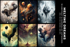 Melting Dreams - Wall Art - CraftNest - Digital Crafting and Art