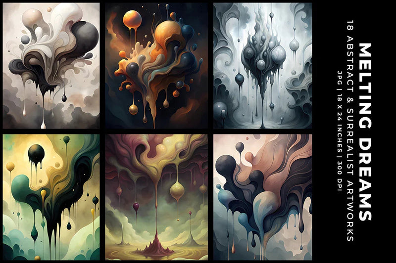 Melting Dreams - Wall Art - CraftNest - Digital Crafting and Art