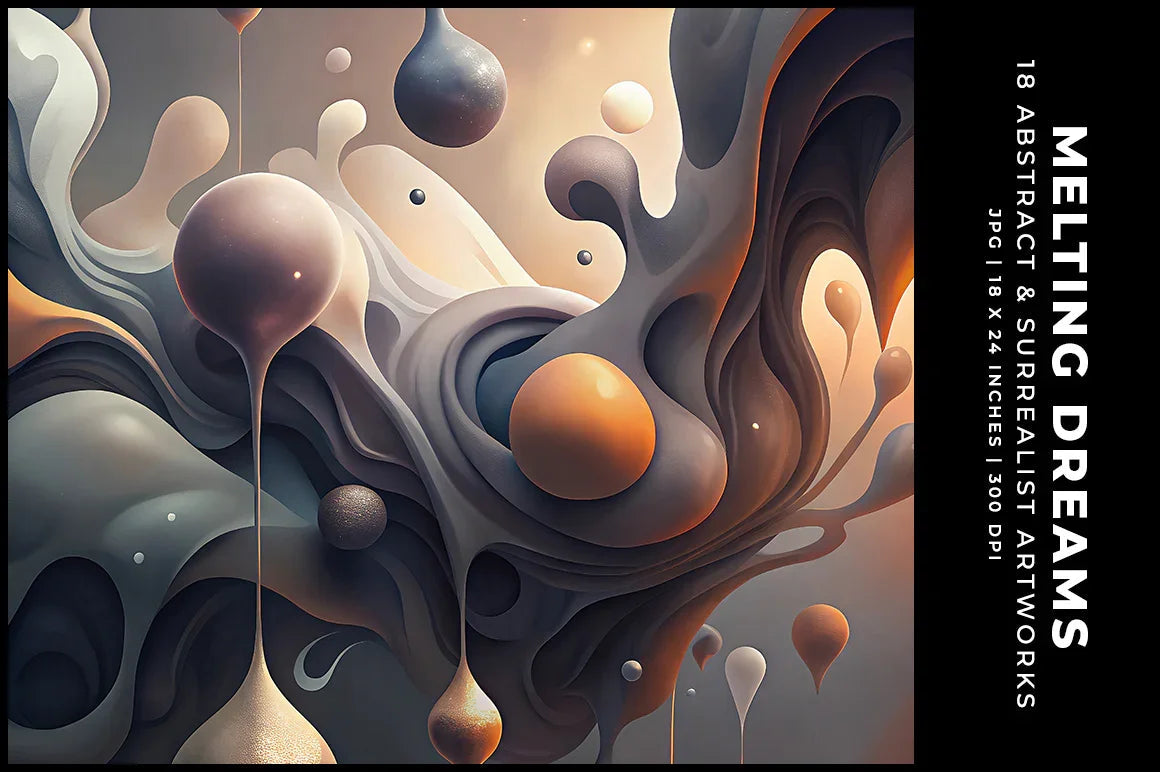 Melting Dreams - Wall Art - CraftNest - Digital Crafting and Art