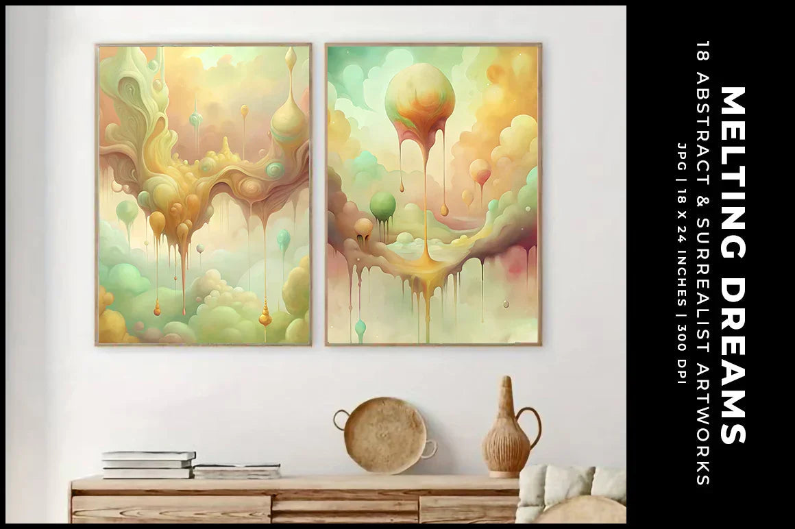 Melting Dreams - Wall Art - CraftNest - Digital Crafting and Art