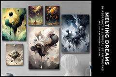 Melting Dreams - Wall Art - CraftNest - Digital Crafting and Art