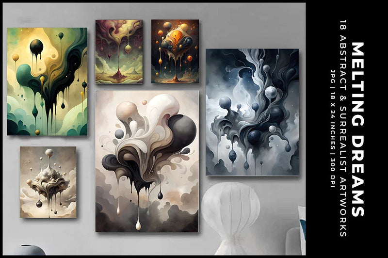 Melting Dreams - Wall Art - CraftNest - Digital Crafting and Art