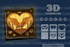 Memorial Dachshund Dog Papercut SVG Bundle - CraftNest - Digital Crafting and Art