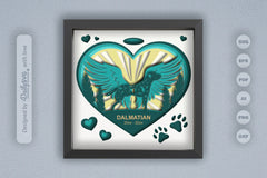 Memorial Dalmatian Dog Papercut SVG Bundle - CraftNest - Digital Crafting and Art