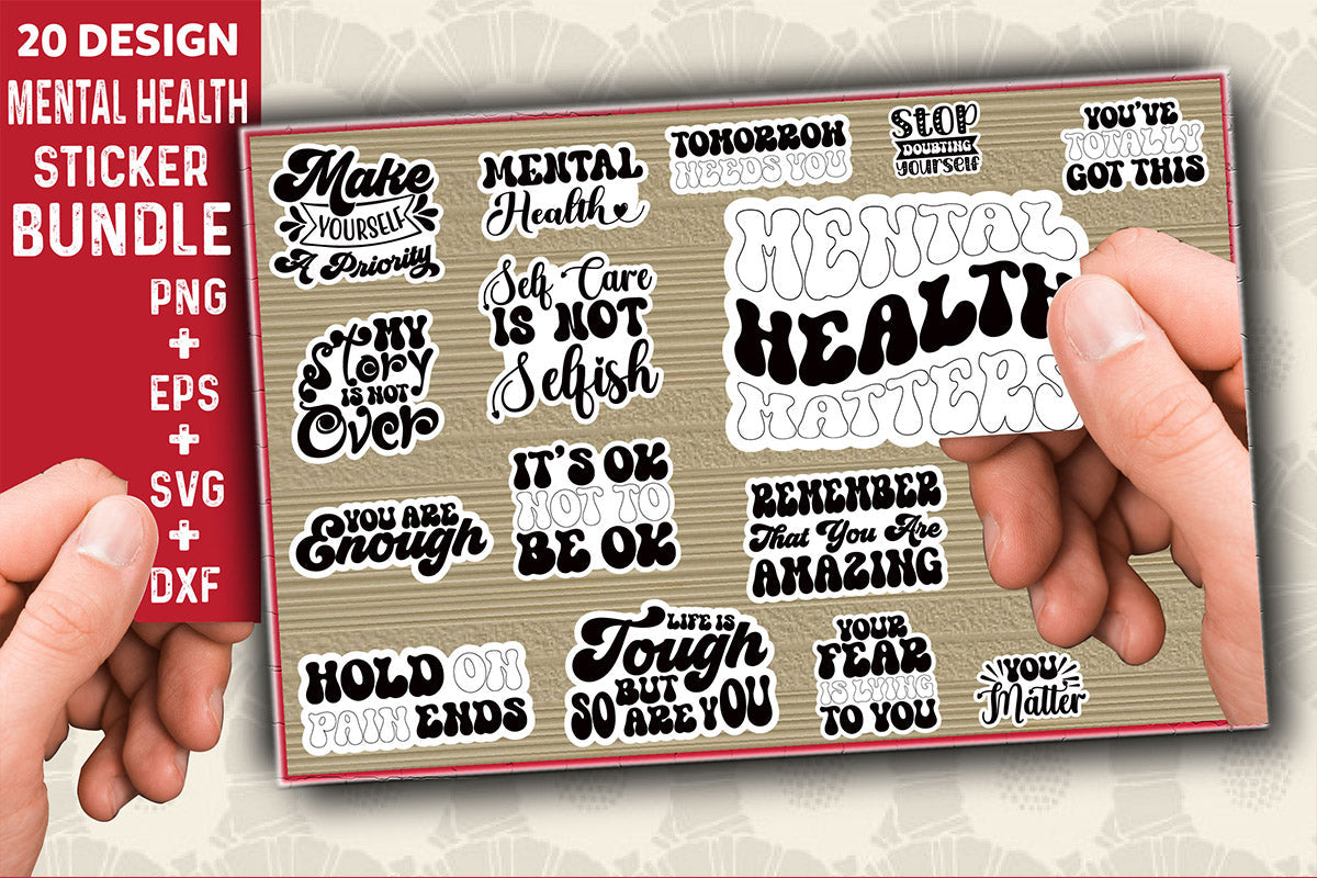 Mental Health Sticker Bundle
