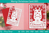 Merry Christmas Card Template SVG Bundle
