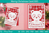 Merry Christmas Card Template SVG Bundle