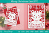 Merry Christmas Card Template SVG Bundle