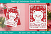 Merry Christmas Card Template SVG Bundle