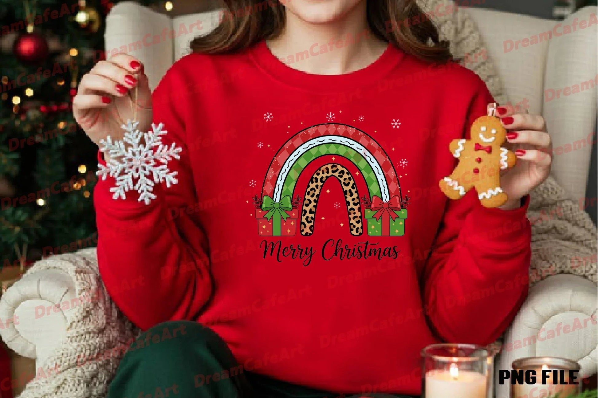 Merry Christmas Rainbow Clipart Bundle - CraftNest - Digital Crafting and Art