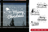 Merry Christmas Decal Set SVG Bundle