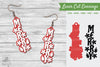 Merry Laser Cut Earrings SVG Bundle