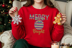 Merry & Bright Faux Yarn Christmas Clipart Bundle - CraftNest - Digital Crafting and Art
