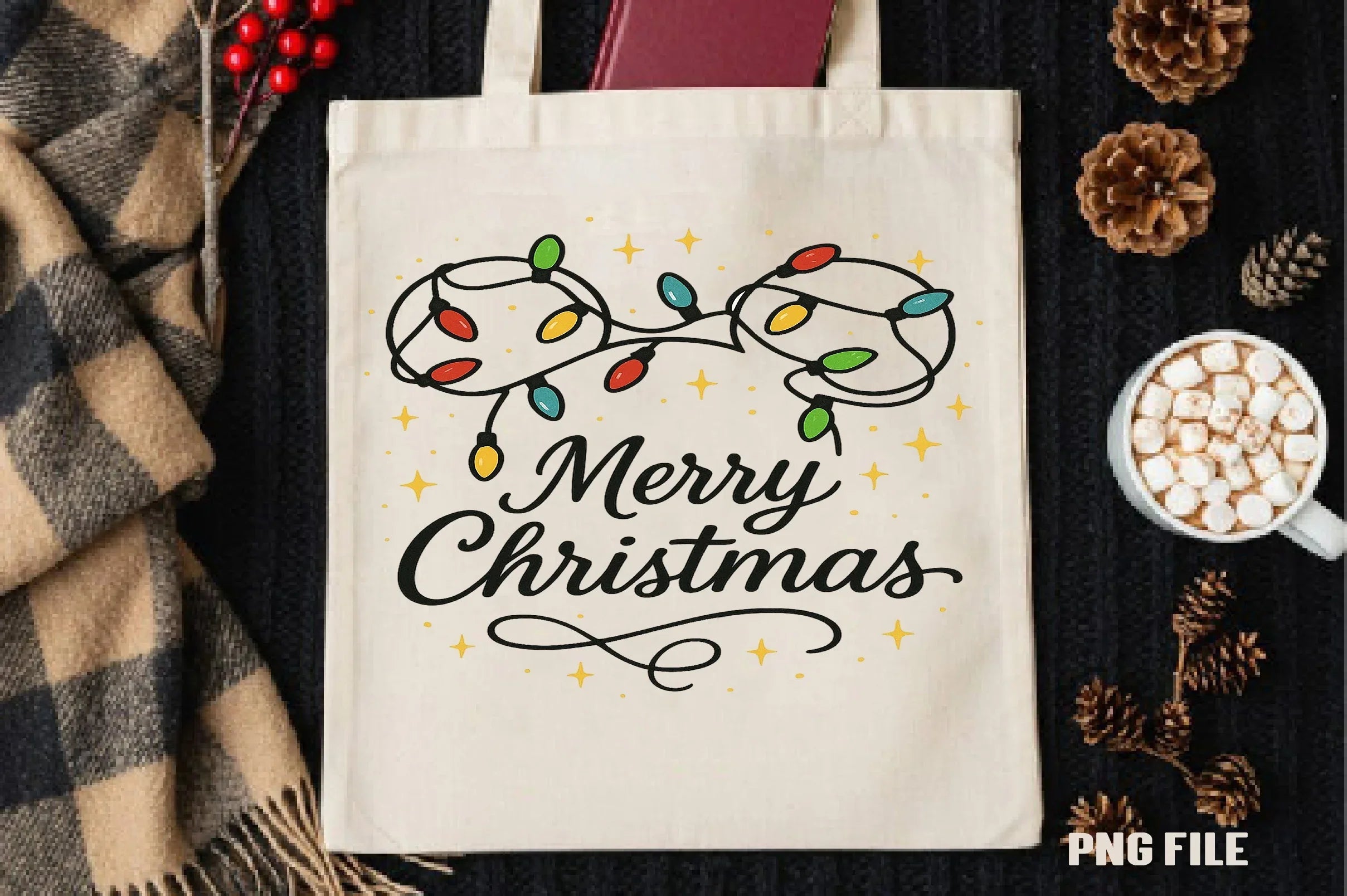 Merry Christmas Light Clipart Bundle - CraftNest - Digital Crafting and Art