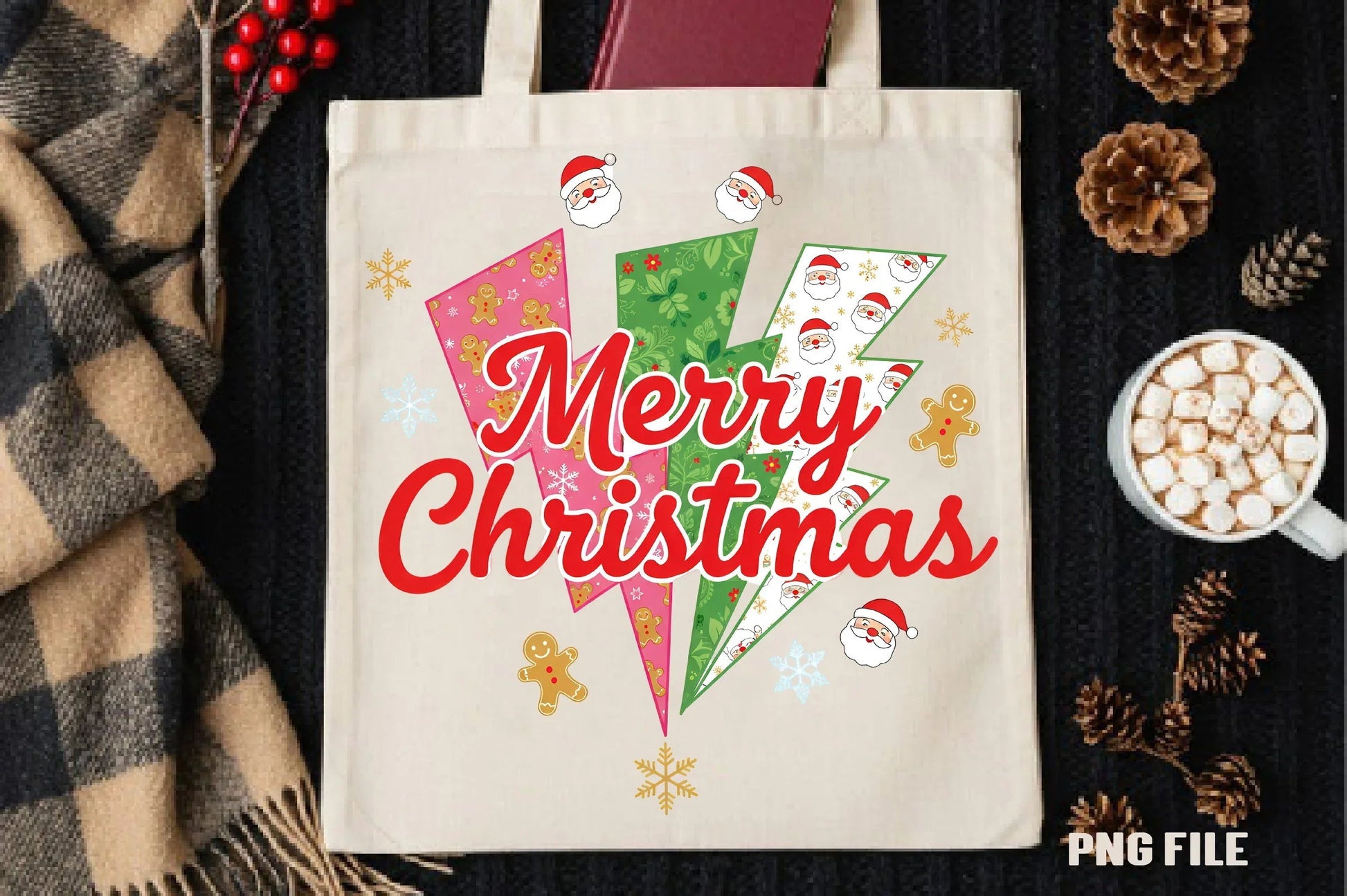 Merry Christmas Clipart Bundle - CraftNest - Digital Crafting and Art
