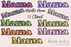 Metallic Mama Clipart Bundle