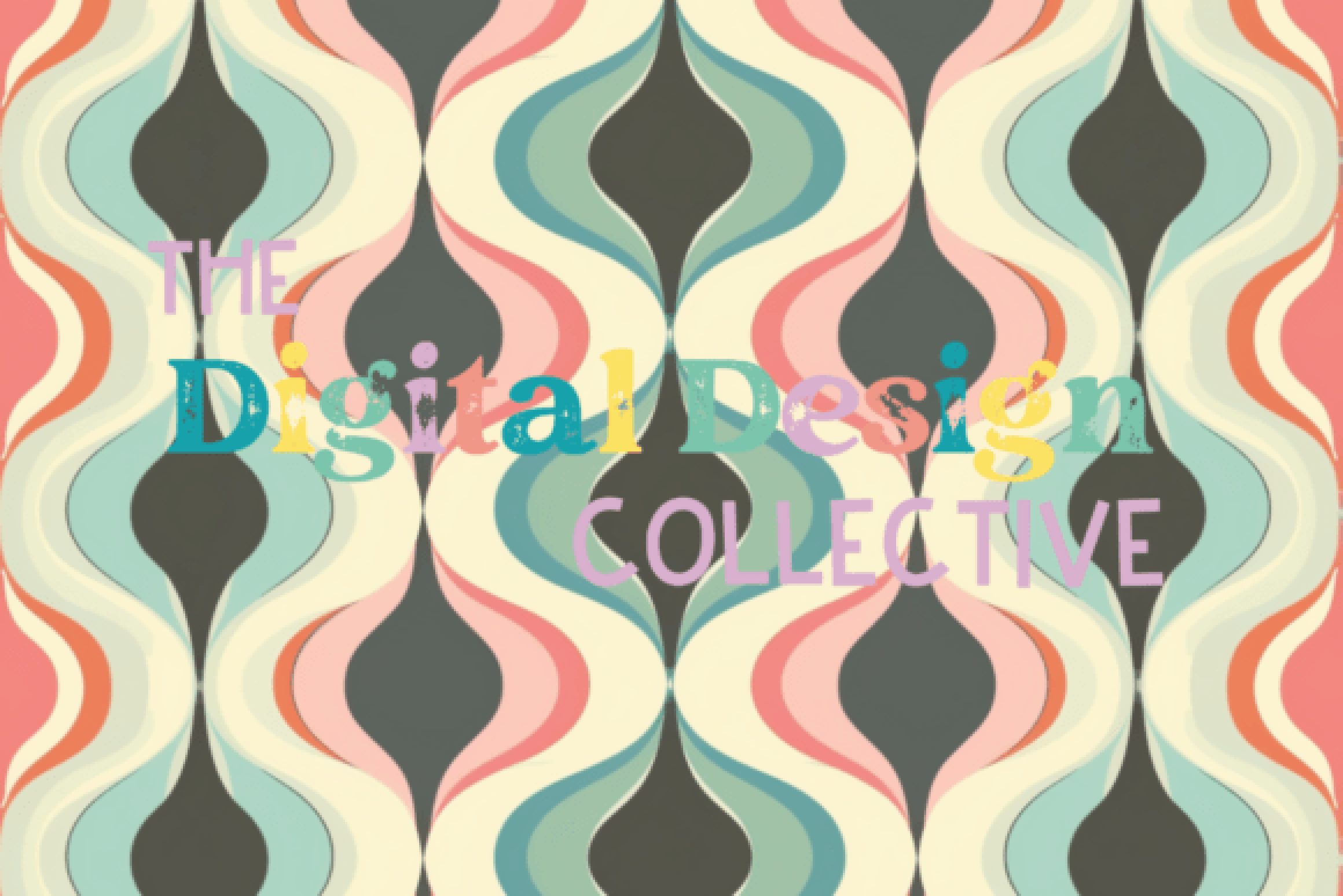 Midcentury Boho Seamless Digital Paper