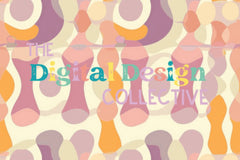 Midcentury Boho Seamless Digital Paper - CraftNest - Digital Crafting and Art