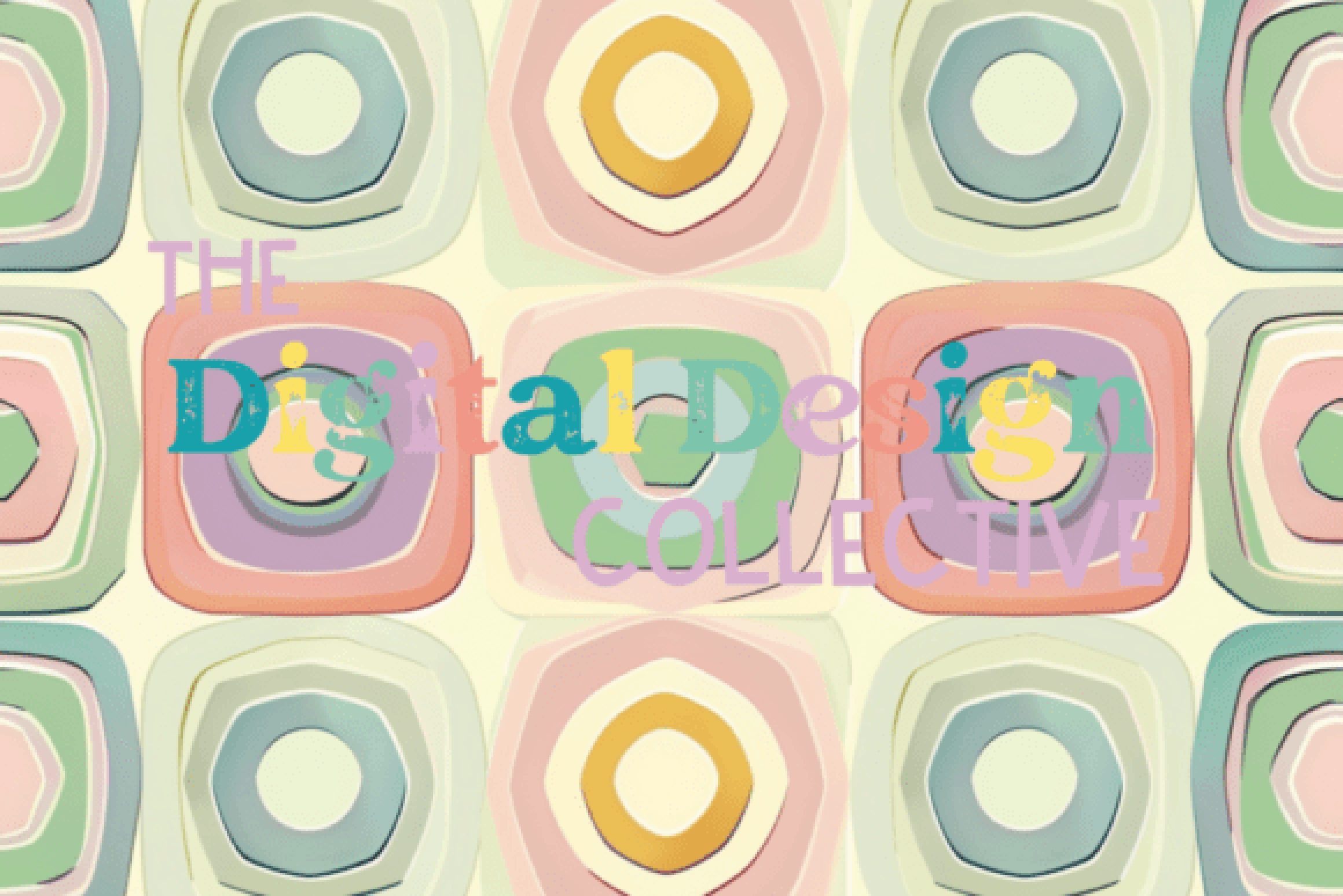 Midcentury Boho Seamless Digital Paper