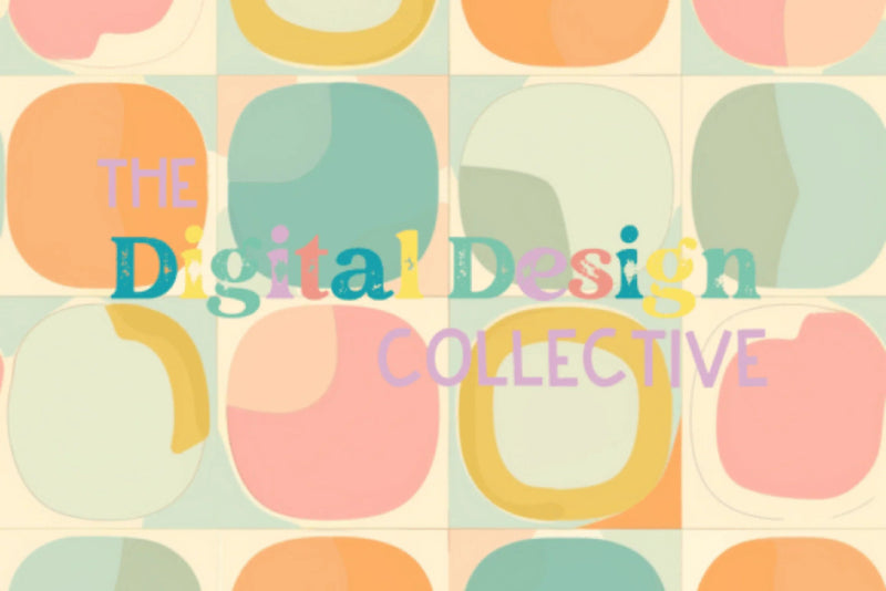 Midcentury Boho Seamless Digital Paper - CraftNest - Digital Crafting and Art