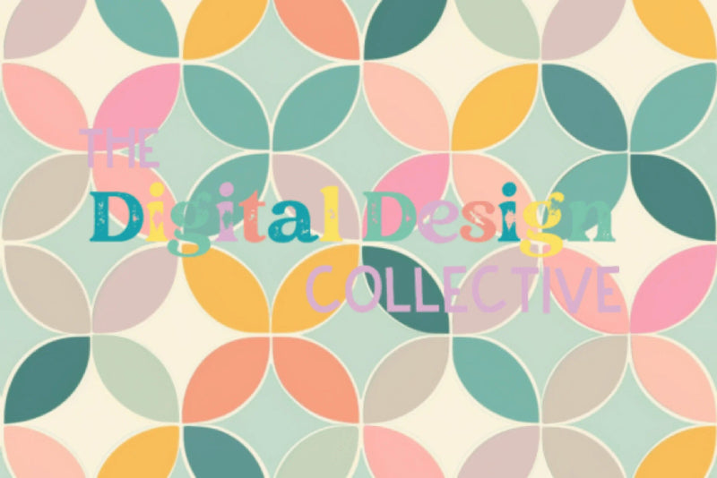 Midcentury Boho Seamless Digital Paper - CraftNest - Digital Crafting and Art