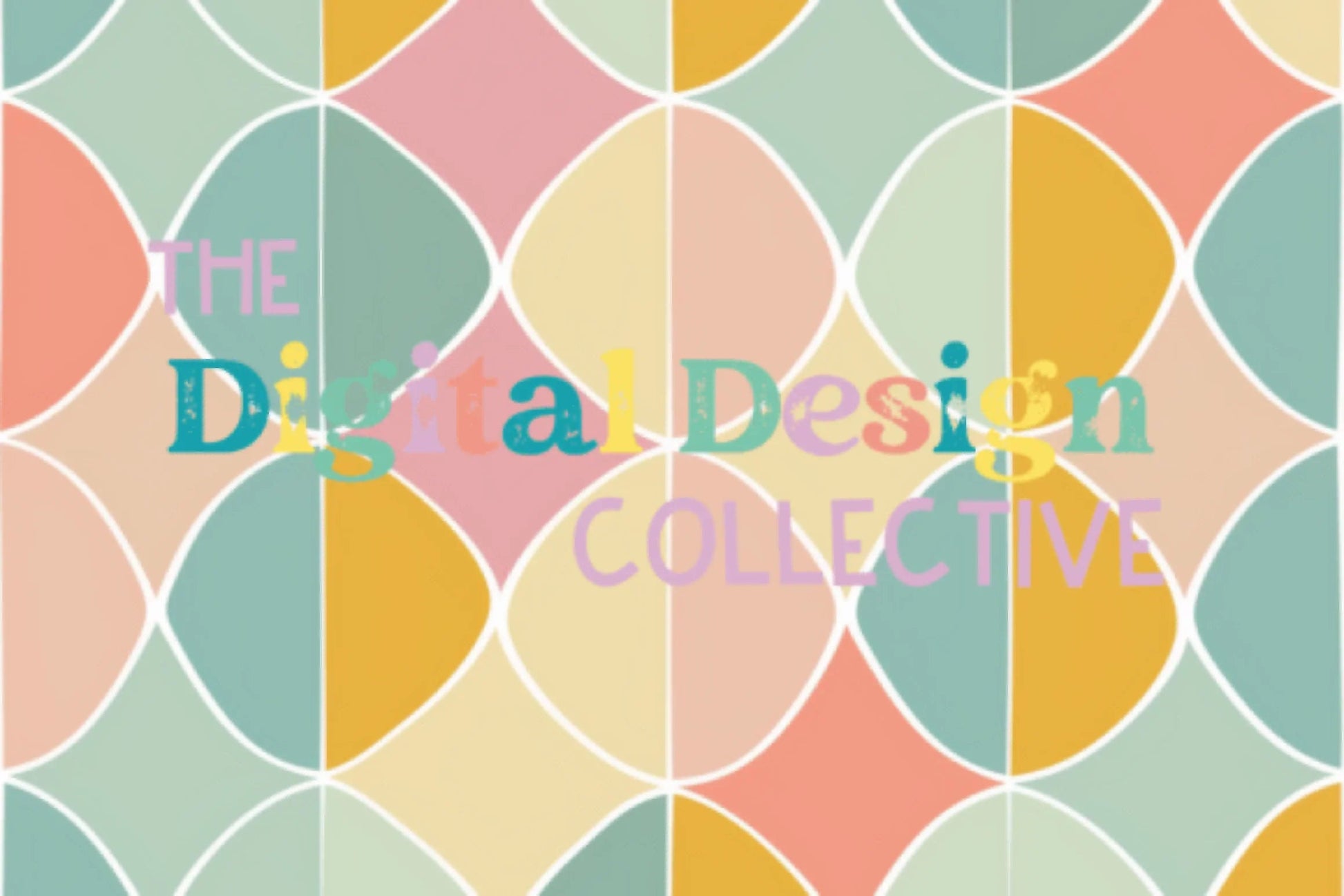 Midcentury Boho Seamless Digital Paper - CraftNest - Digital Crafting and Art