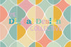 Midcentury Boho Seamless Digital Paper