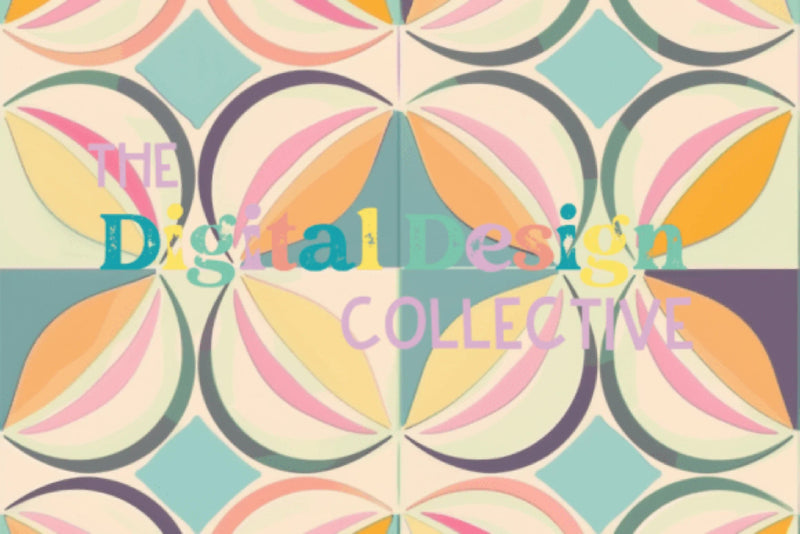 Midcentury Boho Seamless Digital Paper - CraftNest - Digital Crafting and Art