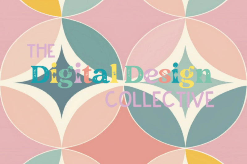 Midcentury Boho Seamless Digital Paper - CraftNest - Digital Crafting and Art