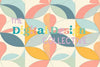 Midcentury Boho Seamless Digital Paper
