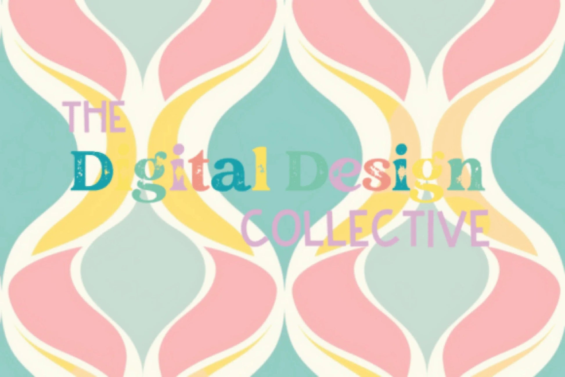 Midcentury Boho Seamless Digital Paper - CraftNest - Digital Crafting and Art