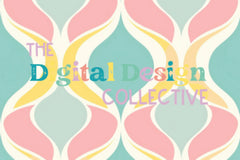 Midcentury Boho Seamless Digital Paper - CraftNest - Digital Crafting and Art
