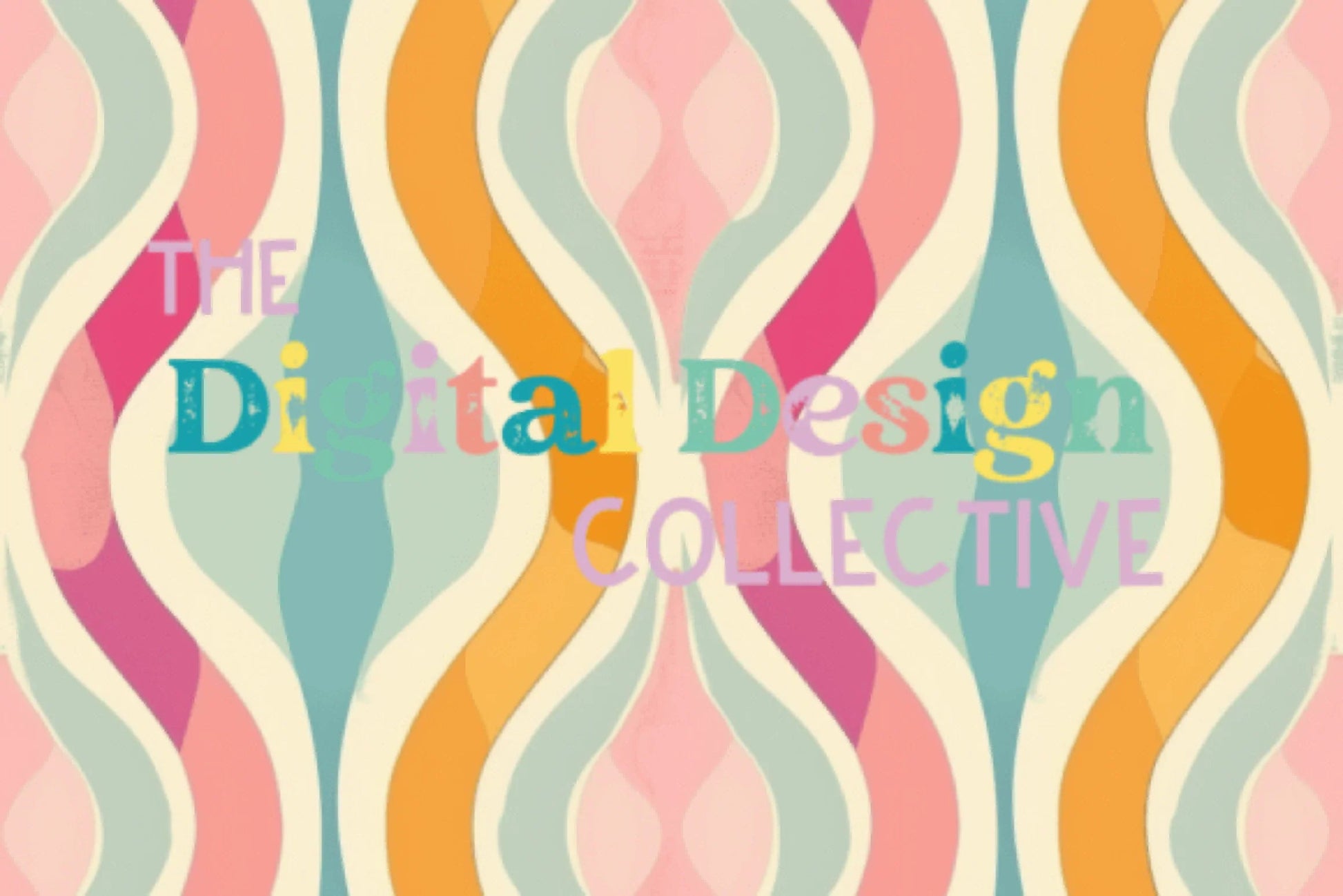 Midcentury Boho Seamless Digital Paper - CraftNest - Digital Crafting and Art