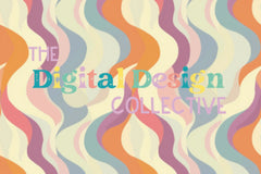 Midcentury Boho Seamless Digital Paper - CraftNest - Digital Crafting and Art