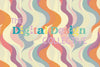 Midcentury Boho Seamless Digital Paper
