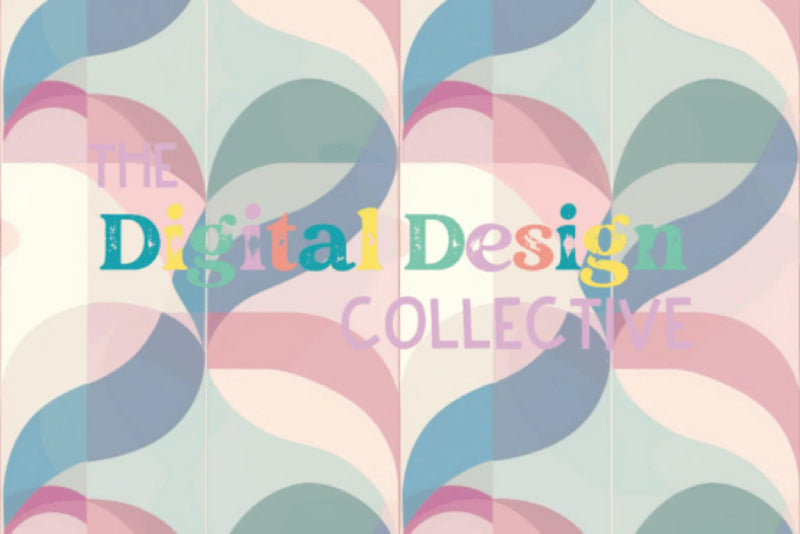 Midcentury Boho Seamless Digital Paper - CraftNest - Digital Crafting and Art
