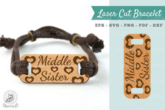Middle Sister Cut Bracelet Design Clipart Bundle - CraftNest - Digital Crafting and Art
