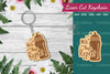 Milk Naps Repeat Laser Cut Keychain Design
