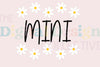 Mini Retro Daisy Flower Mother's Day Clipart Bundle