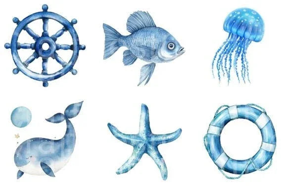 Minimalist Sea Clipart Bundle 67 - CraftNest - Digital Crafting and Art