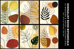 Minimalist Boho Botanicals - Wall Art - CraftNest - Digital Crafting and Art